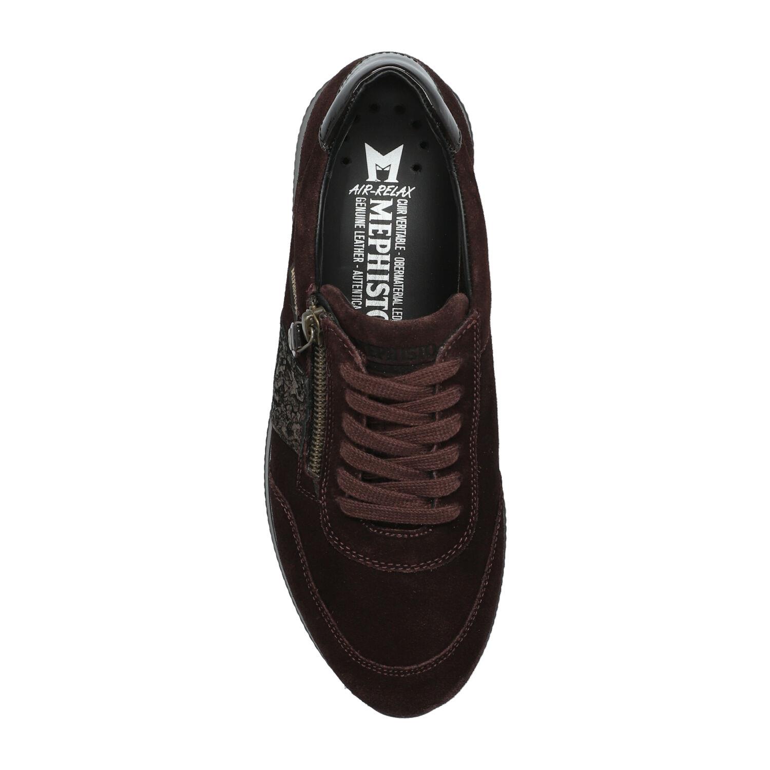 lacets femme modèle Louma prune - Mephisto